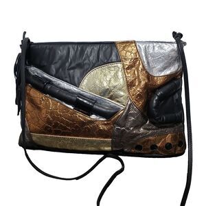 Vtg Designed By Isabel Multicolor Crossbody Shoulder  Bag